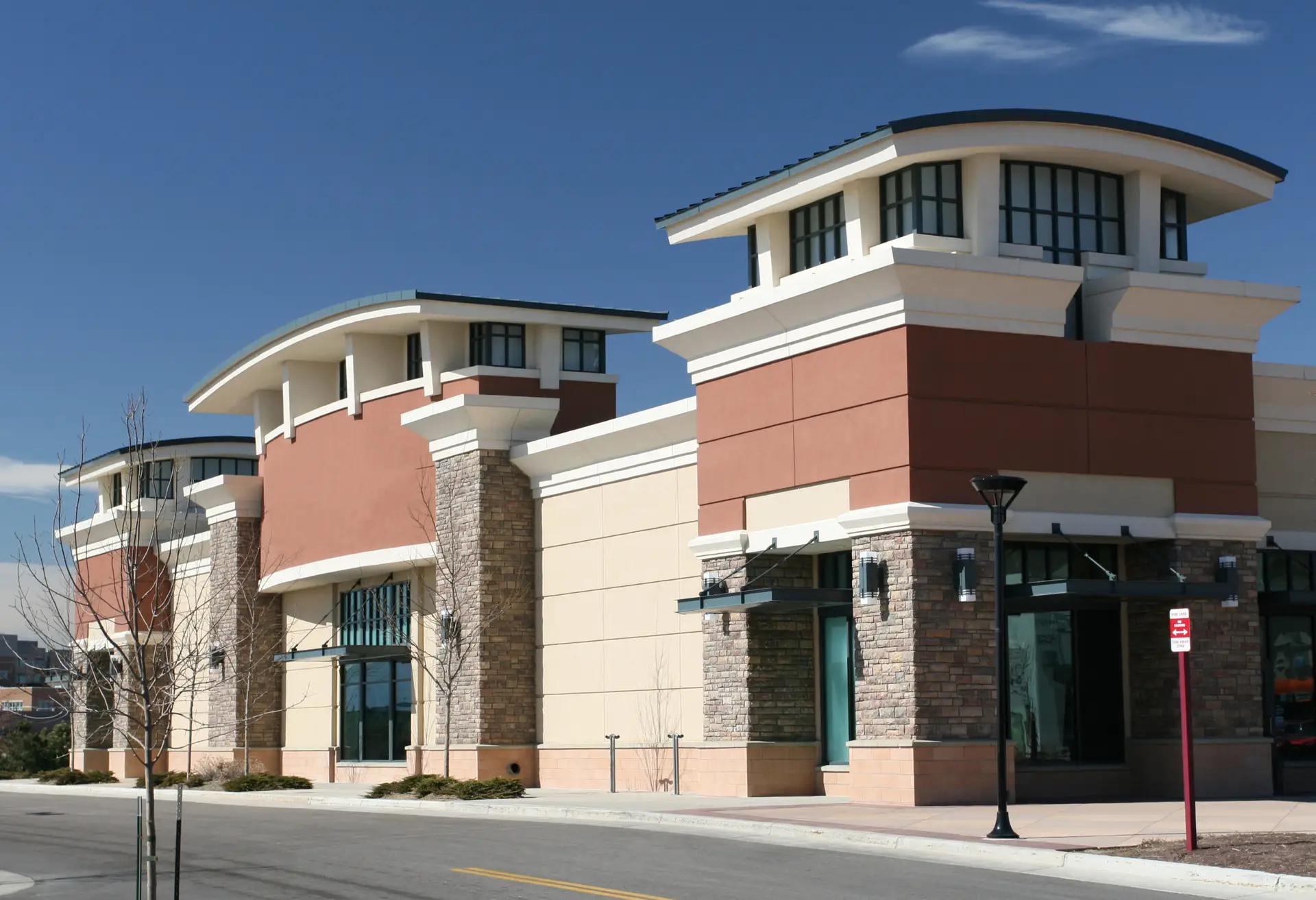 a building with a few windows